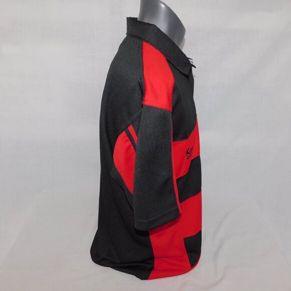 Kooga Made for Rugby Gear Mens XL Red Black Rugby Jersey Shirt Polo - Picture 8 of 12